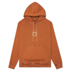 Flight Heritage Washed Fleece Pullover Hoodie - Dark Russet