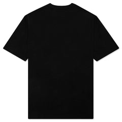 Heavyweight Structured T-Shirt - Black/Gym Red