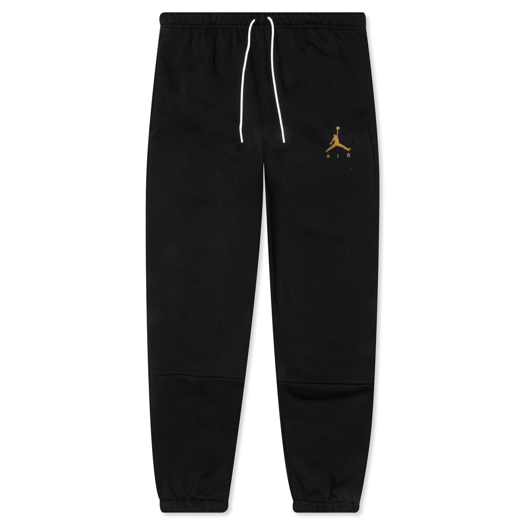 Jumpman Fleece Jogger Pant - Black/Metallic Gold