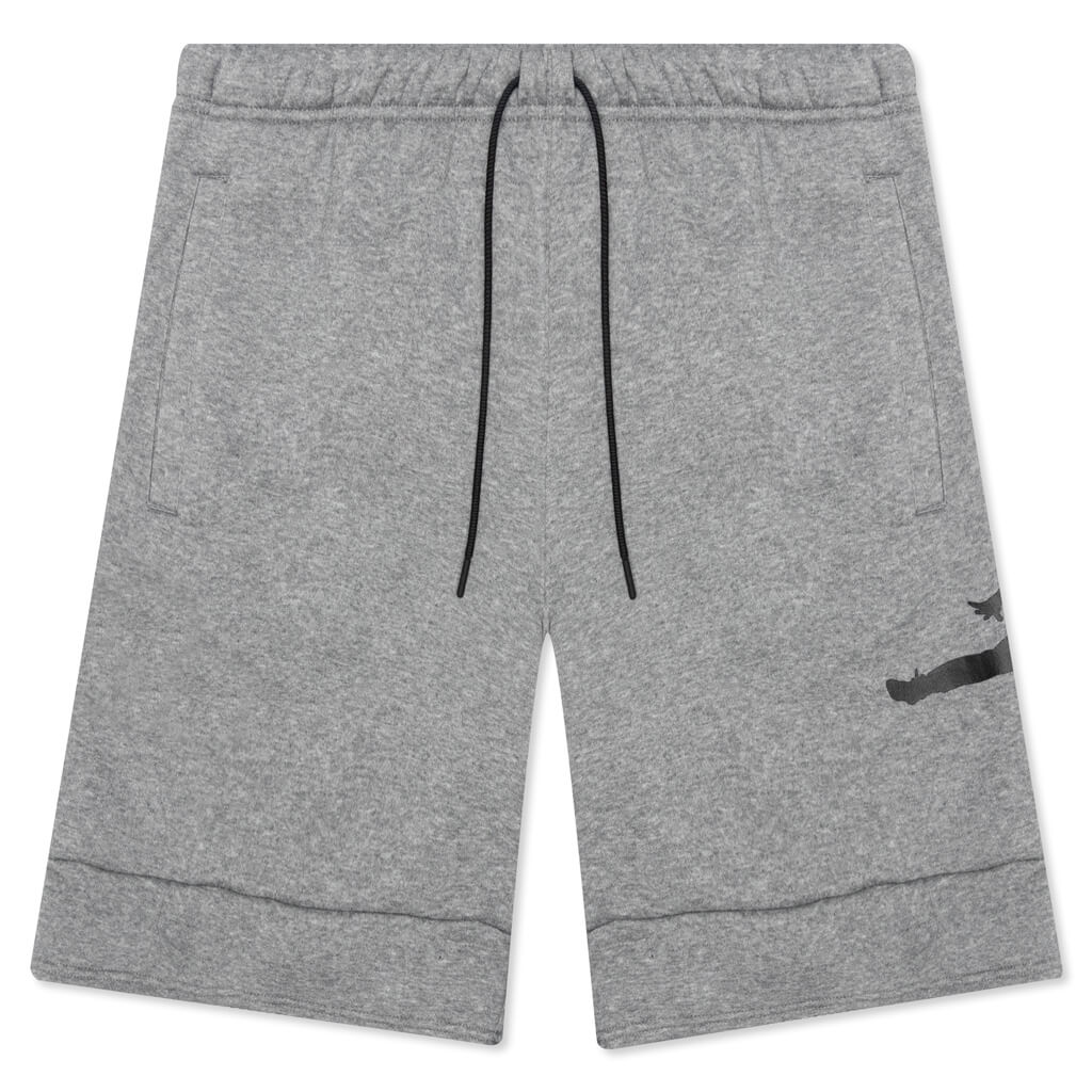Jumpman Fleece Shorts v2 - Carbon Heather/Black