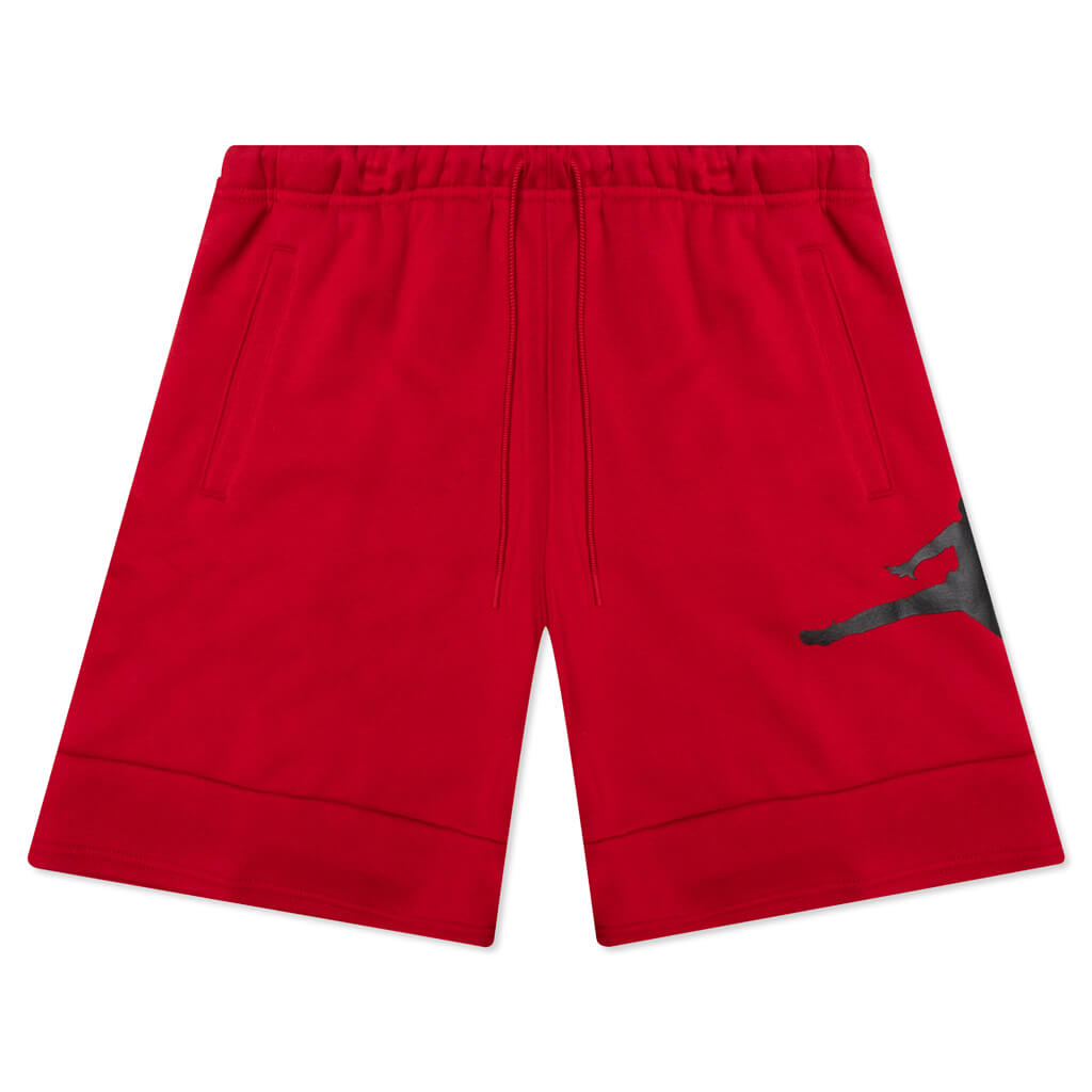 Jumpman Fleece Shorts v2 - Gym Red/Black
