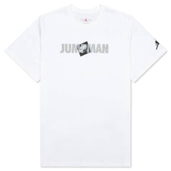 Jumpman Classics S/S T-Shirt - White/Black