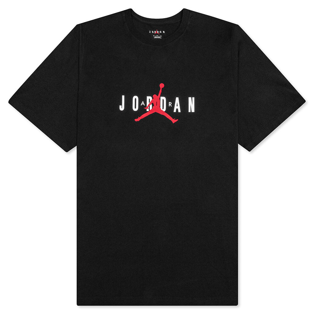 S/S Tee - Black/White/Gym Red