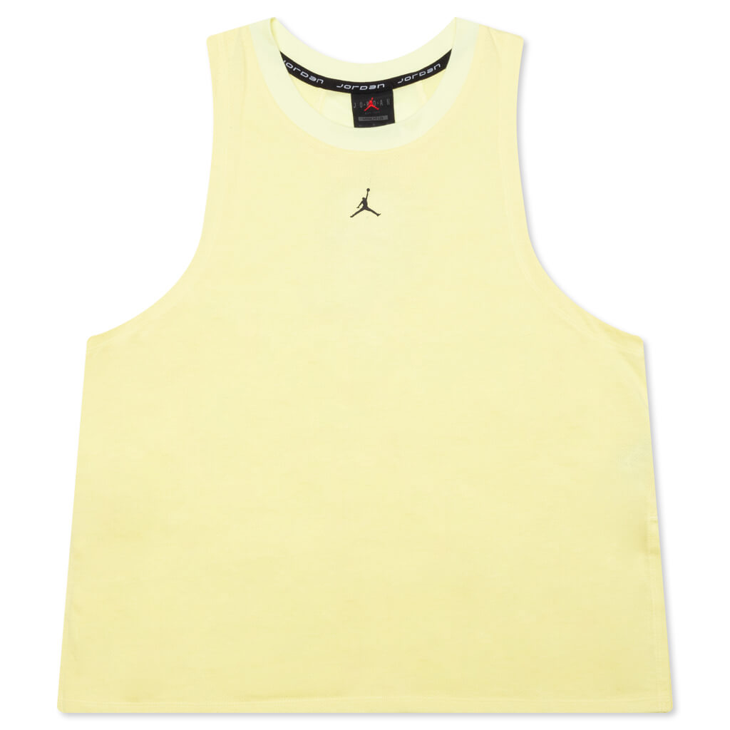 Sport Women's Diamond Tank - Citron Tint/Black