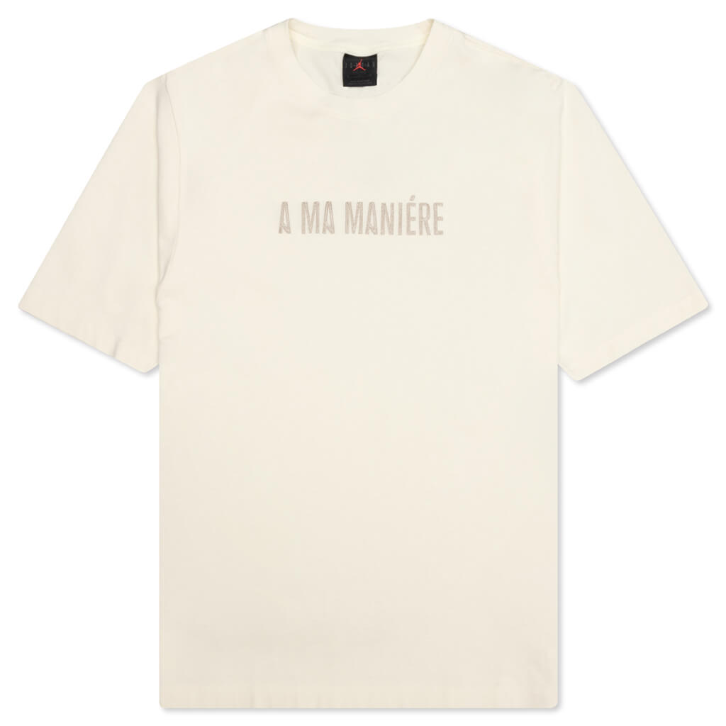 x A Ma Maniere S/S Tee - Coconut Milk