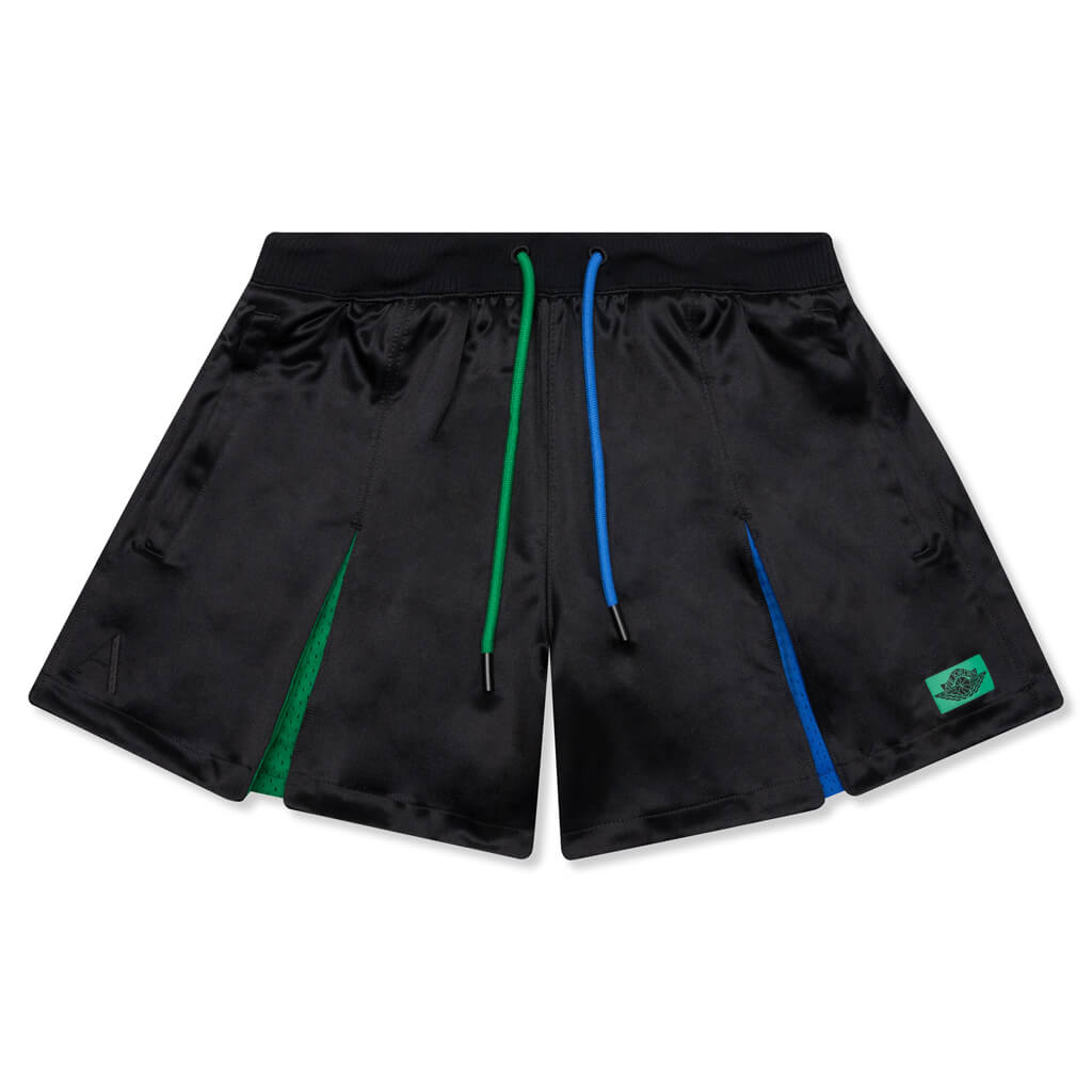 x Aleali May Women's Pleated Short - Black/Game Royal
