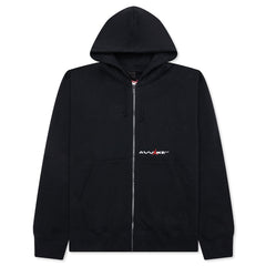 x Awake NY Full-Zip Fleece Hoodie - Black/University Red