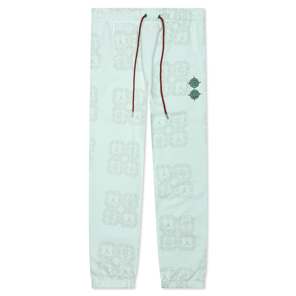 x CLOT Sweatpants - Barely Green/Light Silver/Storm Red