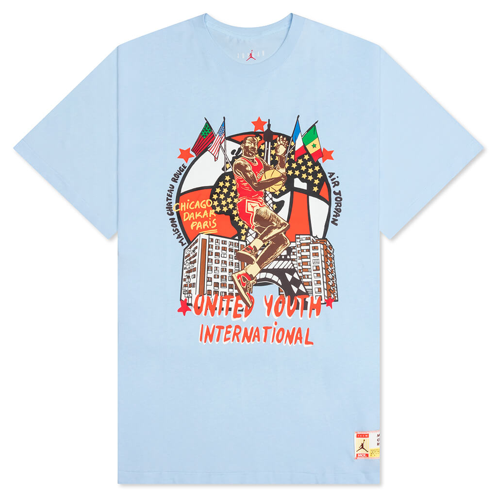 x Maison Chateau Rouge GX Tee - Celestine Blue/Orange