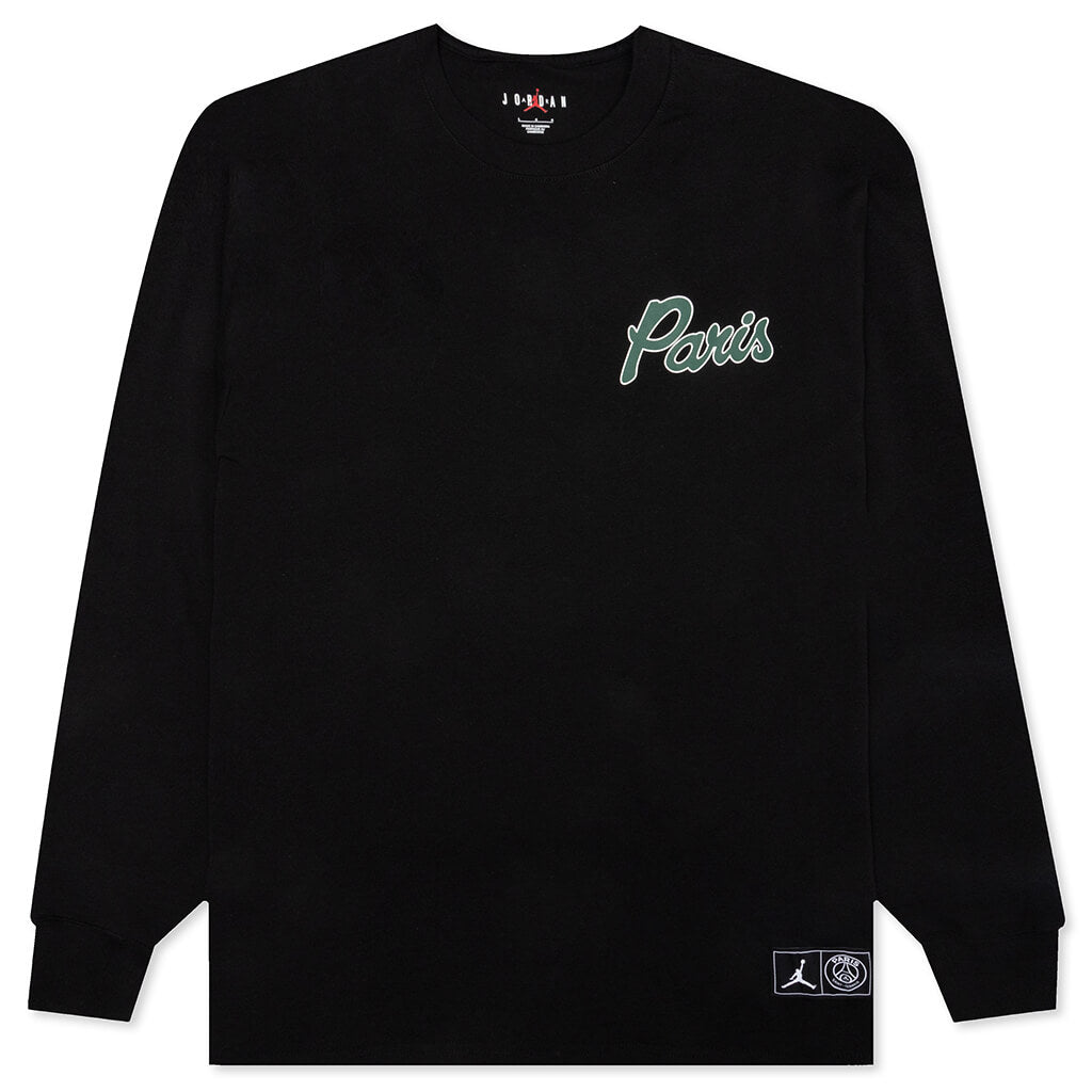 x Paris Saint-Germain L/S Tee - Black