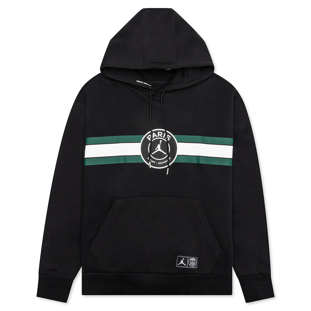 x Paris Saint-Germain Fleece Pullover Hoodie - Black/White