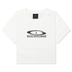 Women's x Travis Scott Baby Tee - Sail/Black