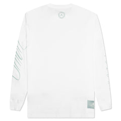 x Union L/S Tee - White/Grey Haze