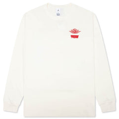 x Levi's L/S Tee - Pale Ivory/Black/University Red