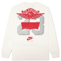 x Levi's L/S Tee - Pale Ivory/Black/University Red