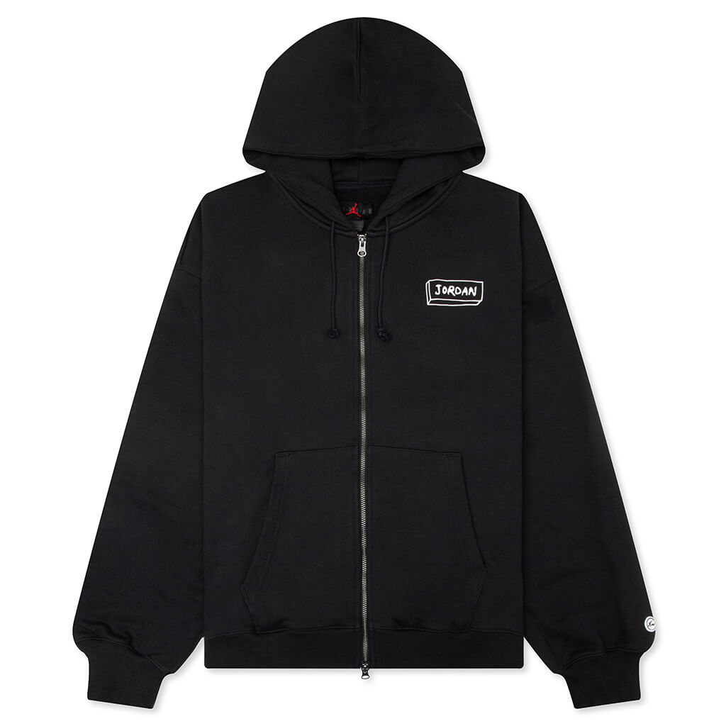 x Union x Fragment Full Zip Hoodie - Black/Sail