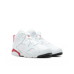6 Retro 'Red Oreo' (PS) - White/University Red/Black