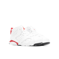 6 Retro 'Red Oreo' (TD) - White/University Red/Black