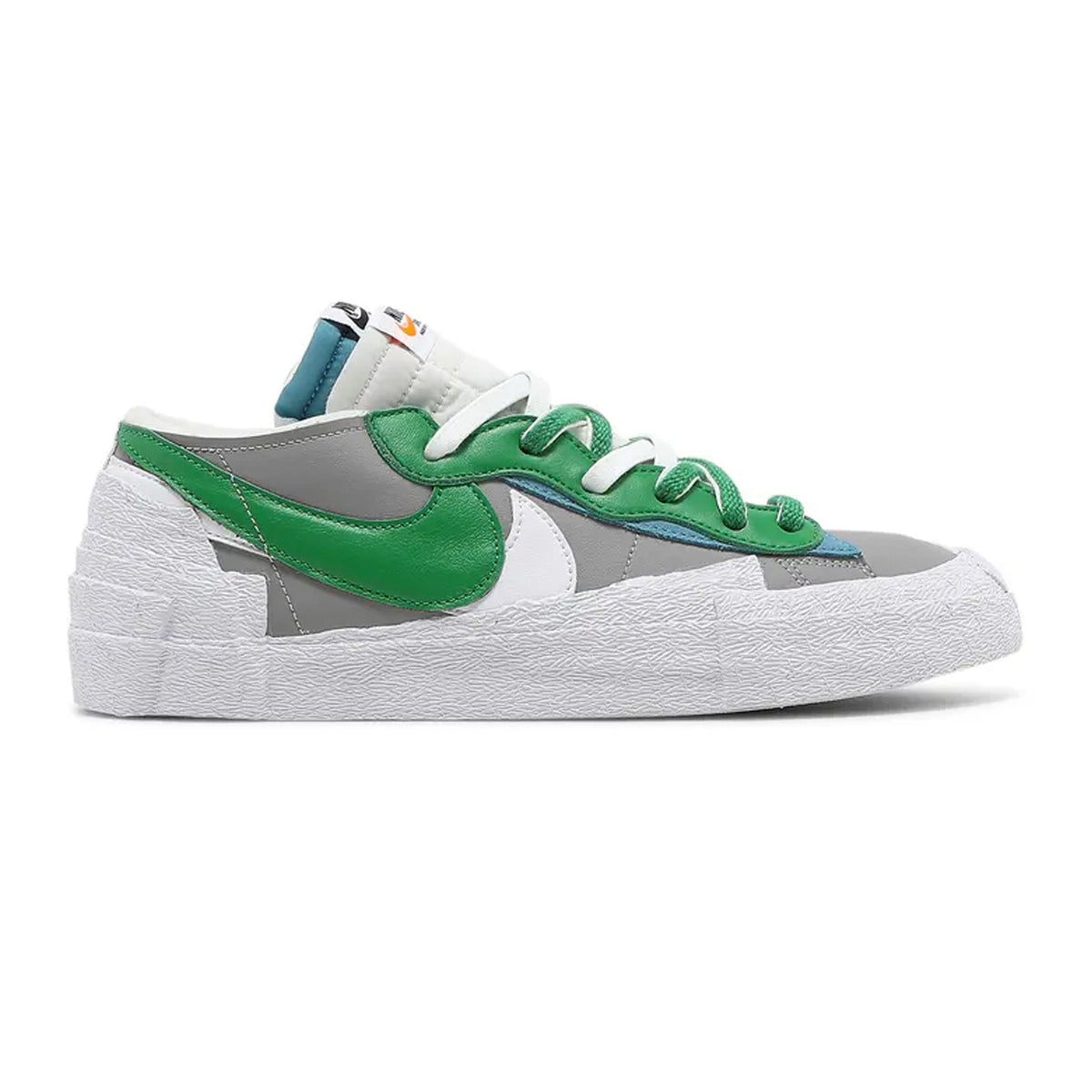 Blazer Low x Sacai 'Medium Grey Classic Green