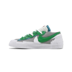 Blazer Low x Sacai 'Medium Grey Classic Green