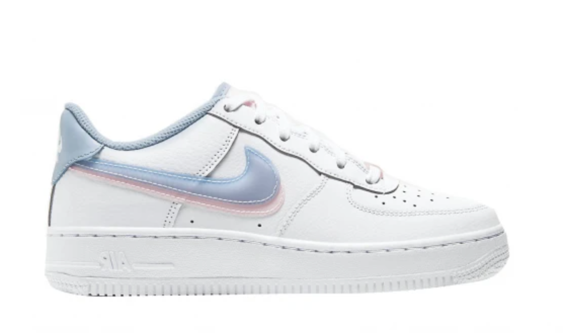 Air Force 1 LV8 GS Double Swoosh White Armory Blue