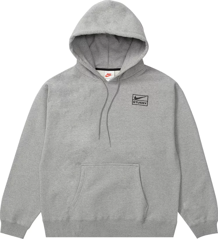 x Stussy Hoodie Grey