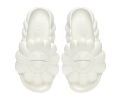 Takashi Murakami Ohana Full-Bloom Slide Star White