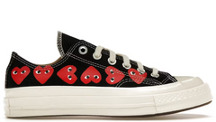 Chuck Taylor All Star 70 Ox Comme des Garcons Play Multi-Heart Black Red
