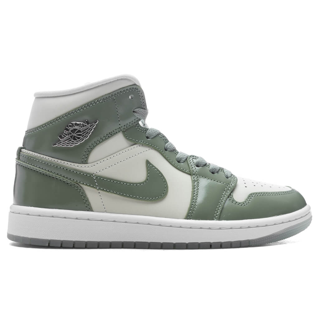 Women's 1 Mid SE - Sea Glass/Oil Green/Metallic Silver