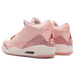 Women's 3 Retro 'Treat Yourself' - Washed Coral/Gym Red/Sail