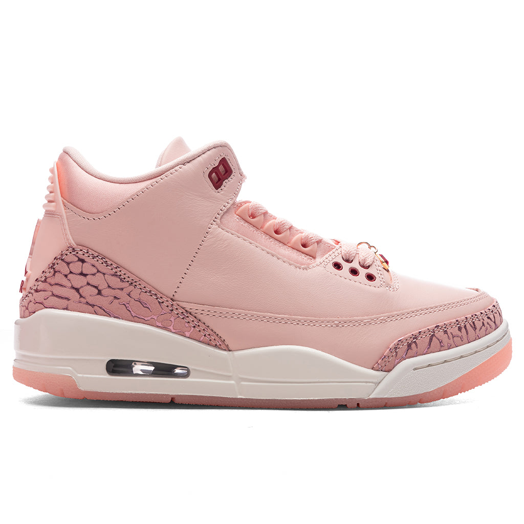 Women's 3 Retro 'Treat Yourself' - Washed Coral/Gym Red/Sail
