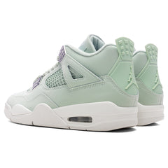 Women's 4 Retro 'Abundance'- Seafoam/Sail/Metallic Silver