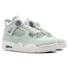 Women's 4 Retro 'Abundance'- Seafoam/Sail/Metallic Silver