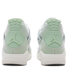 Women's 4 Retro 'Abundance'- Seafoam/Sail/Metallic Silver