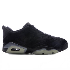 Women's 6 Retro Low 'Blackout' - Triple Black