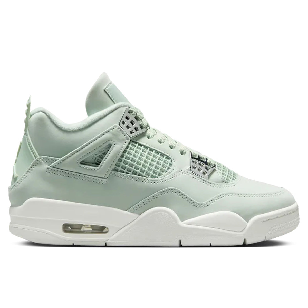 Women's 4 Retro 'Abundance'- Seafoam/Sail/Metallic Silver