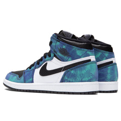 1 High OG (PS) "Tie-Dye" - White/Black/Aurora Green