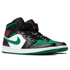 1 Mid - Black/Pine Green/White/Gym Red