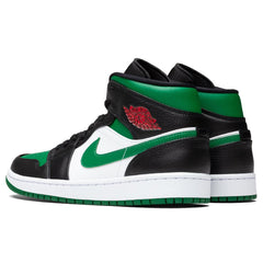 1 Mid - Black/Pine Green/White/Gym Red