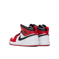 1 Mid (PS) - White/Gym Red