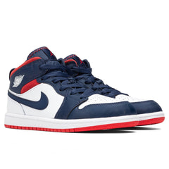 1 Mid SE (PS) - White/University Red/Midnight Navy