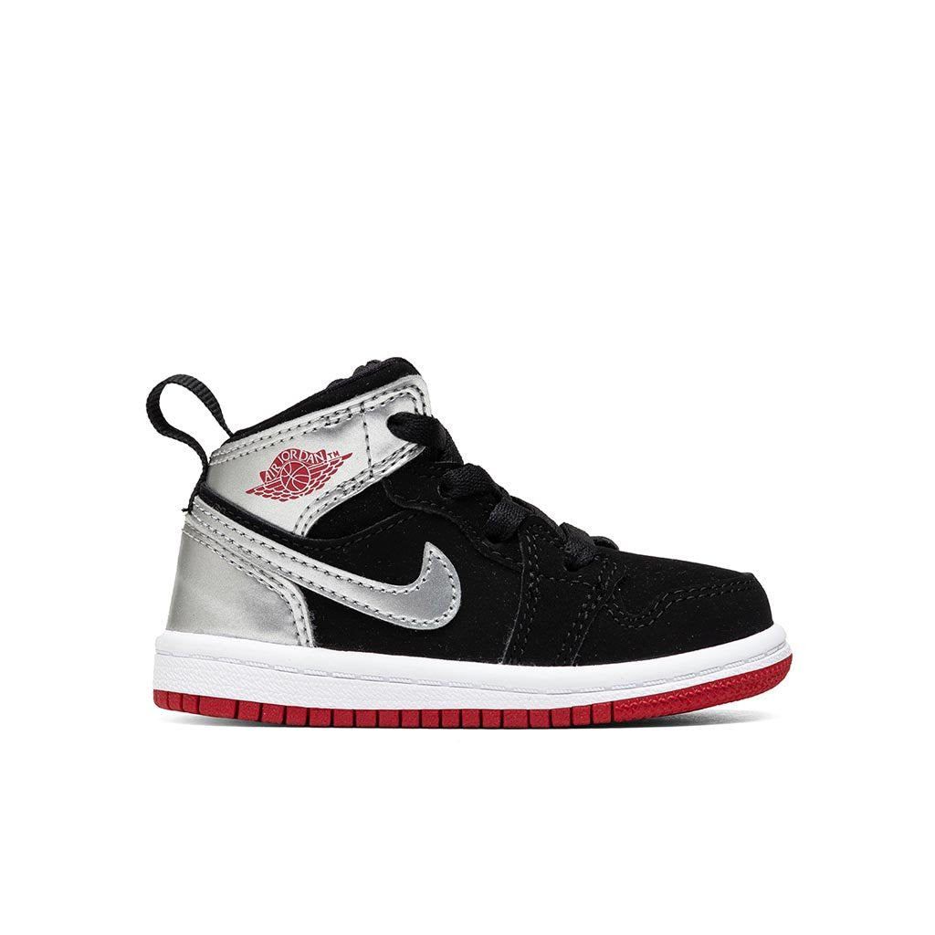 1 Mid (TD) - Black/Gym Red/Metallic Silver/White
