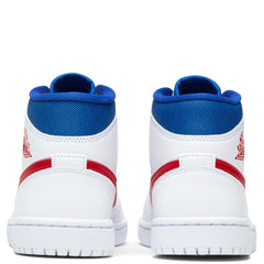 Women's 1 Mid - White/University Red/Game Royal