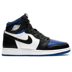 1 Retro High OG (GS) "Royal Toe" - Black/White/Game Royal