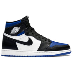 1 Retro High OG "Royal Toe" - Black/White/Game Royal
