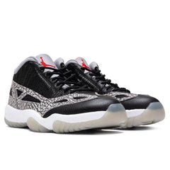 11 Retro Low IE "Black Cement" - Black/Fire Red