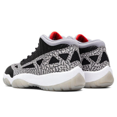 11 Retro Low IE "Black Cement" - Black/Fire Red