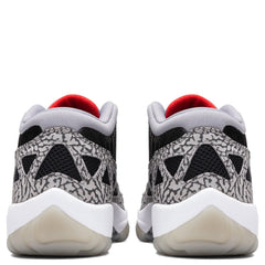 11 Retro Low IE "Black Cement" - Black/Fire Red