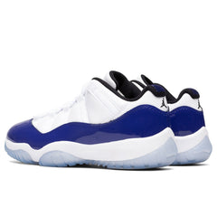 Women's 11 Retro Low "Concord" - White/Black/Concord