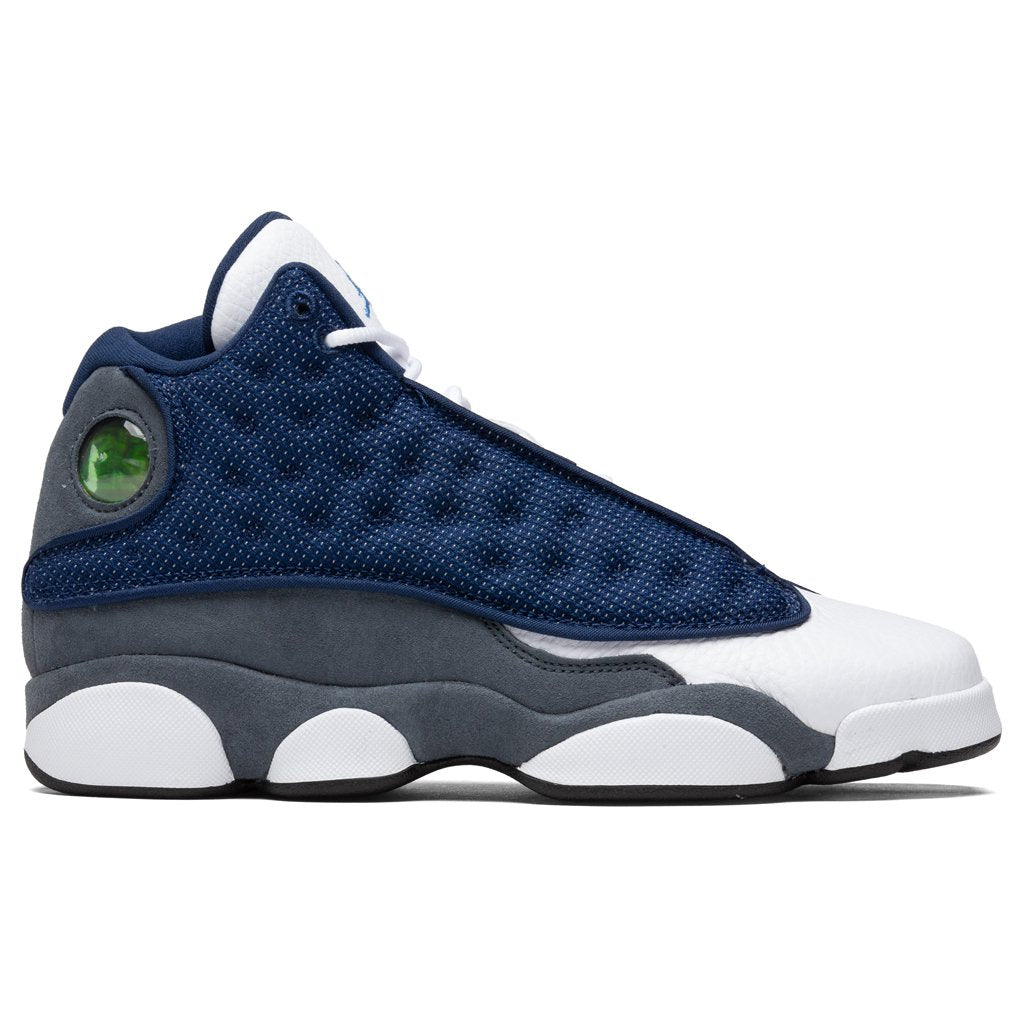 13 Retro (GS) "Flint Grey" - Navy/University Blue